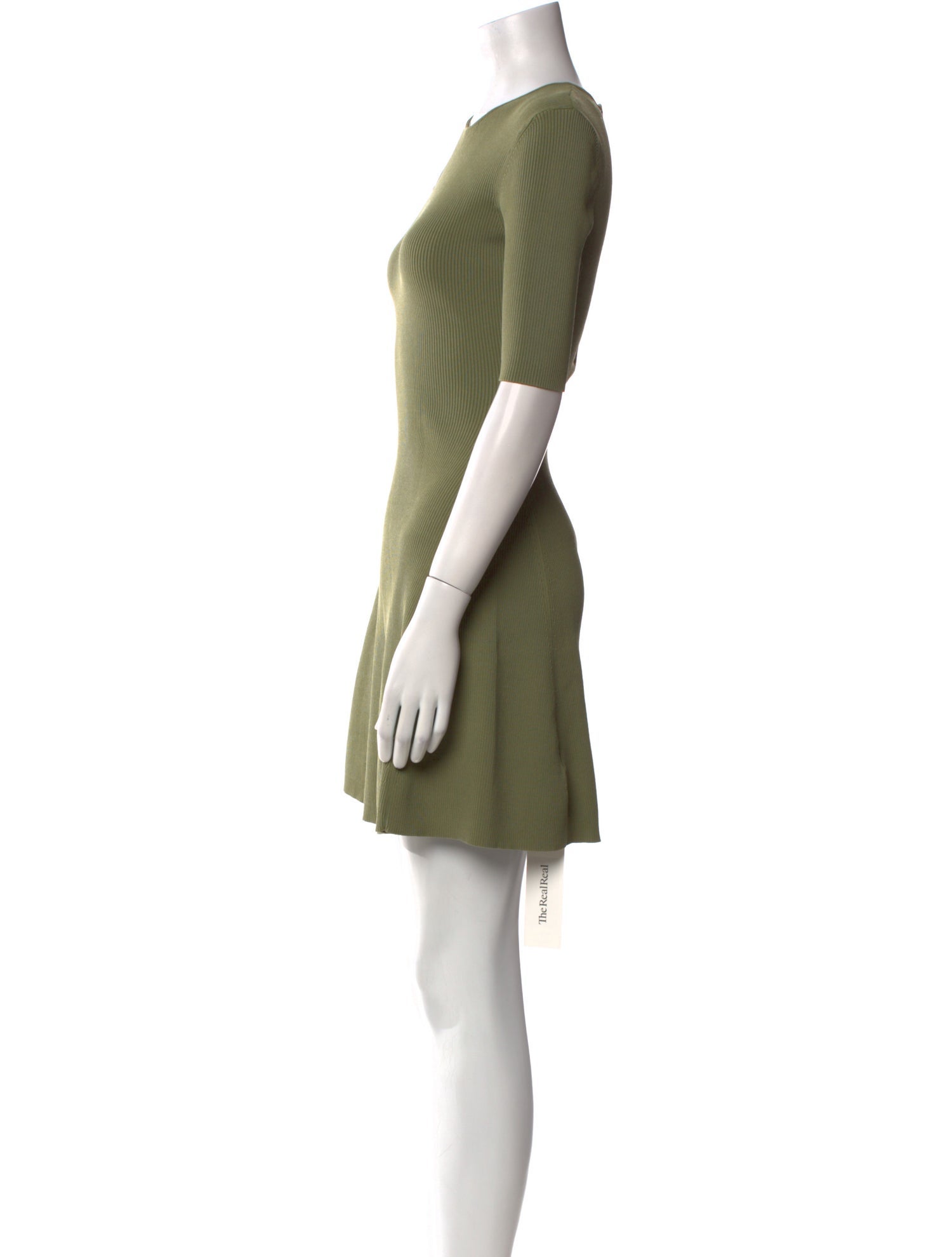 Maje Crew Neck Mini Dress